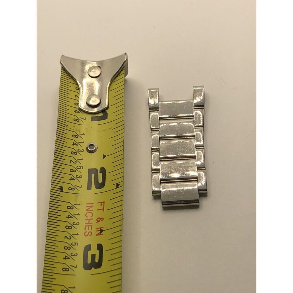 Michael Kors Watch Parts Partial Band Links No Clasp Silver Tone 18mm FK27